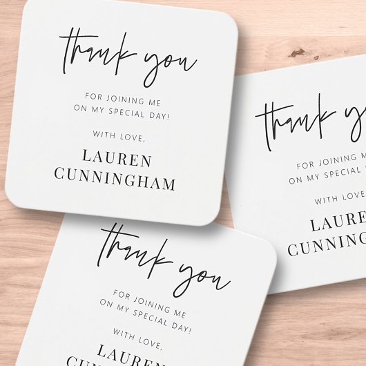 モダンシンプルミニマリストチックサンキュー