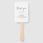 モダンシンプルミニマリストチックサンキュー ハンドファン (正面)