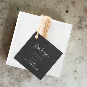 モダンシンプルミニマリストチックサンキュー フェイバータグ