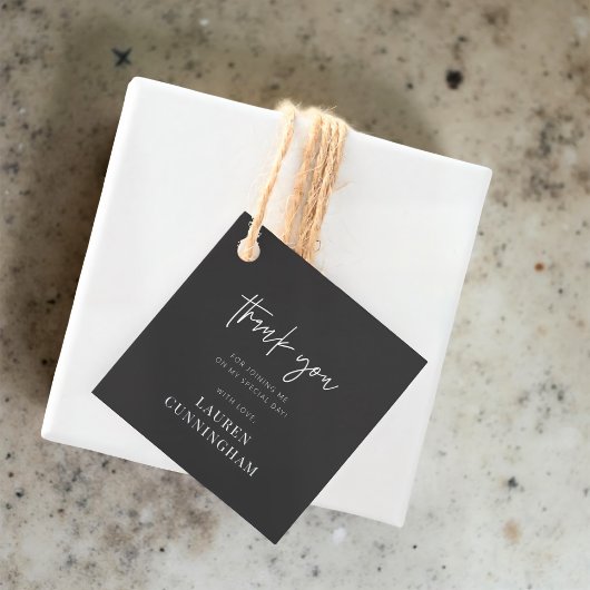 モダンシンプルミニマリストチックサンキュー フェイバータグ