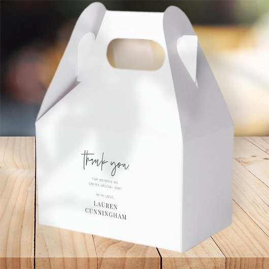 モダンシンプルミニマリストチックサンキュー フェイバーボックス