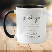 モダンシンプルミニマリストチックサンキュー マグカップ