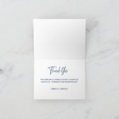 モダンシンプルミニマリスト サンキューカード (内部)