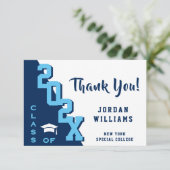 モダンシンプルミニマリスト サンキューカード (スタンド正面)