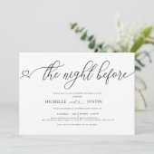 モダンシンプルミニマルなリハーサル 招待状 (スタンド正面)