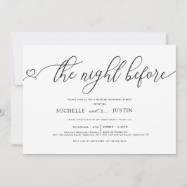 モダンシンプルミニマルなリハーサル 招待状