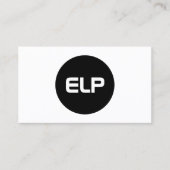 モダンシンプルミニマルはっきりした主義ホワイトプロフェッショナル 名刺 (正面)