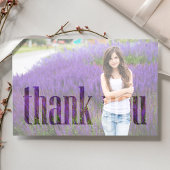 モダンシンプルミニマルタイポグラフィ サンキューカード