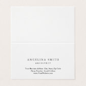 モダンシンプルミニマルプロフェッショナル 名刺 (外部フラット)