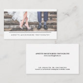 モダンシンプルミニマル写真 名刺 (正面/裏面)