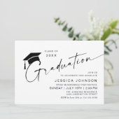 モダンシンプルミニマル卒業党 招待状 (スタンド正面)