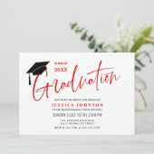 モダンシンプルミニマル卒業党 招待状 (スタンド正面)