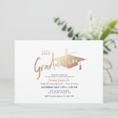 モダンシンプルミニマル卒業党 招待状 (スタンド正面)