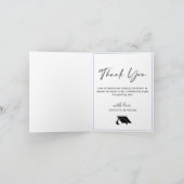モダンシンプルミニマル卒業2写真感謝してい2  サンキューカード (内部)