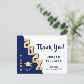 モダンシンプルミニマル卒業 ポストカード (スタンド正面)