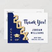 モダンシンプルミニマル卒業 ポストカード (正面/裏面)