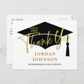 モダンシンプルミニマル卒業 ポストカード (正面/裏面)