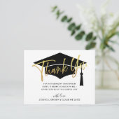 モダンシンプルミニマル卒業 ポストカード (スタンド正面)