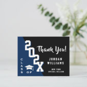 モダンシンプルミニマル卒業 ポストカード (スタンド正面)