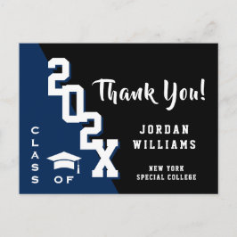 モダンシンプルミニマル卒業 ポストカード