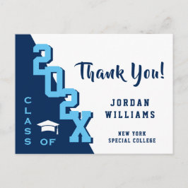 モダンシンプルミニマル卒業 ポストカード