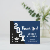 モダンシンプルミニマル卒業 ポストカード (スタンド正面)