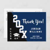 モダンシンプルミニマル卒業 ポストカード (正面/裏面)