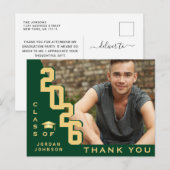 モダンシンプルミニマル卒業 ポストカード (正面/裏面)