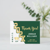 モダンシンプルミニマル卒業 ポストカード (スタンド正面)