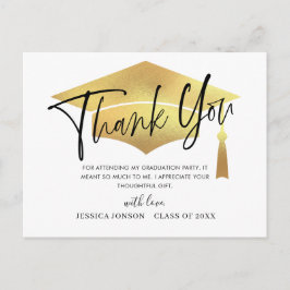 モダンシンプルミニマル卒業 案内ポストカード