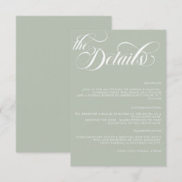 モダンシンプルミニマル結婚ズ詳細エンクロシュル エンクロージャーカード