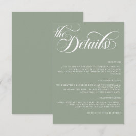 モダンシンプルミニマル結婚ズ詳細エンクロシュル エンクロージャーカード