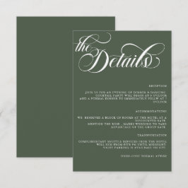 モダンシンプルミニマル結婚ズ詳細エンクロシュル エンクロージャーカード