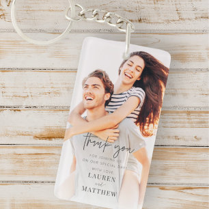 モダンシンプルミニマル結婚リストシック キーホルダー