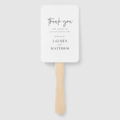 モダンシンプルミニマル結婚リストシック ハンドファン (裏面)