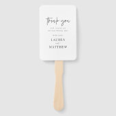 モダンシンプルミニマル結婚リストシック ハンドファン (正面)