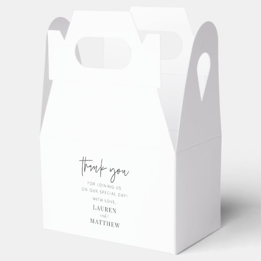 モダンシンプルミニマル結婚リストシック フェイバーボックス (オープン)