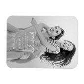 モダンシンプルミニマル結婚リストシック マグネット (横)