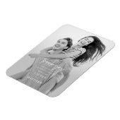 モダンシンプルミニマル結婚リストシック マグネット (左側)