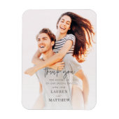 モダンシンプルミニマル結婚リストシック マグネット (縦)