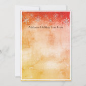 モダンシンプルミニマル金オレンジレッド (裏面)