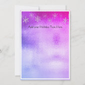 モダンシンプルミニマル金属ピンクと紫 (裏面)