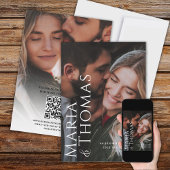 モダンシンプルミニマル2枚エレガント写真 セーブザデート