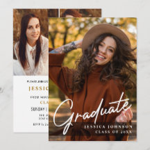 モダンシンプルミニマル4写真卒業パーティー