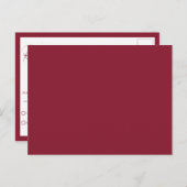 モダンシンプルミニマルQRコー結婚ドRSVP Pos ポストカード (正面/裏面)