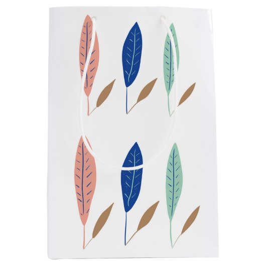 モダンシンプルミニマ離れリスト ミディアムペーパーバッグ (正面)