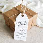 モダンシンプルメッセージカード ギフトタグ