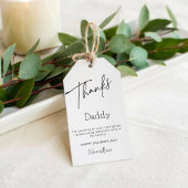 モダンシンプルメッセージカード ギフトタグ