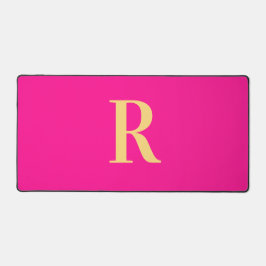 モダンシンプルモノグラム デスクマット