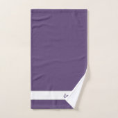 モダンシンプルモノグラム バスタオルセット (ハンドタオル)